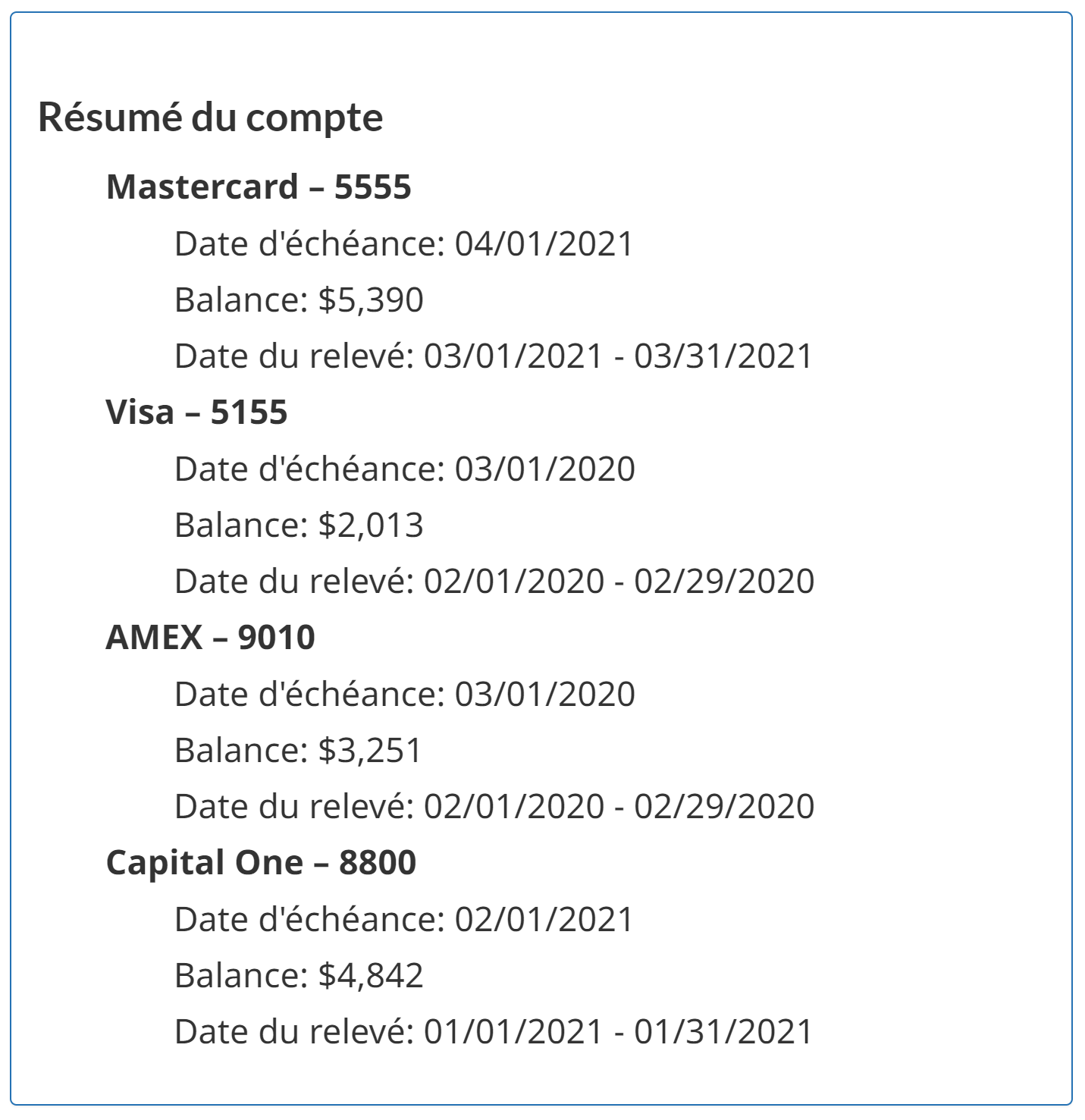 Table transformée en liste imbriquée